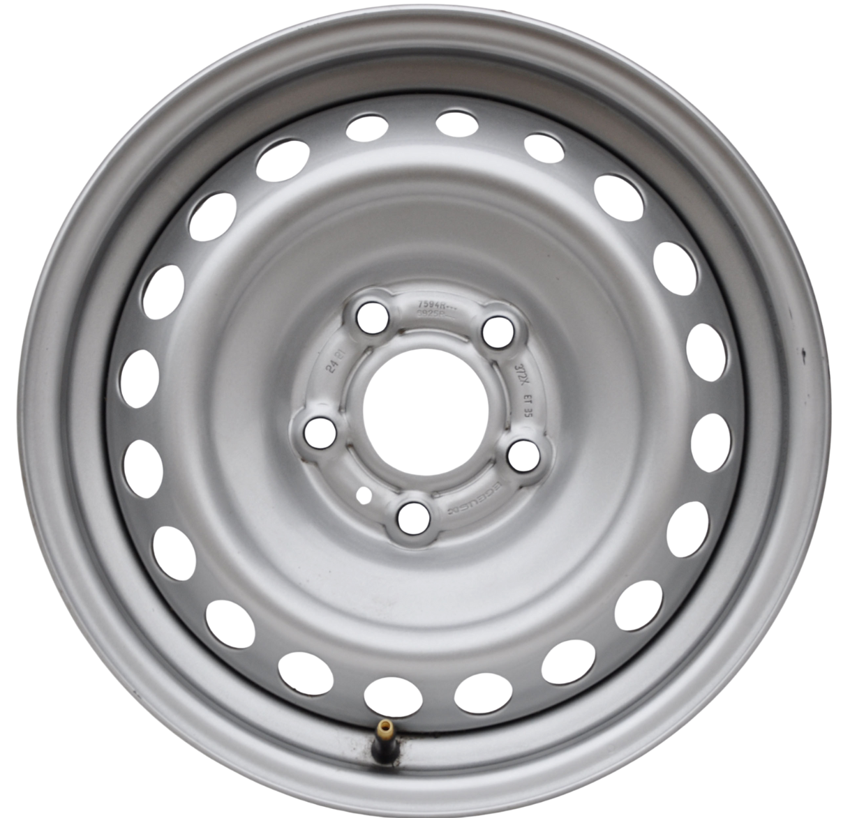 Renault (oryginalne OEM) stal oryg/403007594r Stålfælge 15" 5x114.3 ET35 – Sølv (stk)