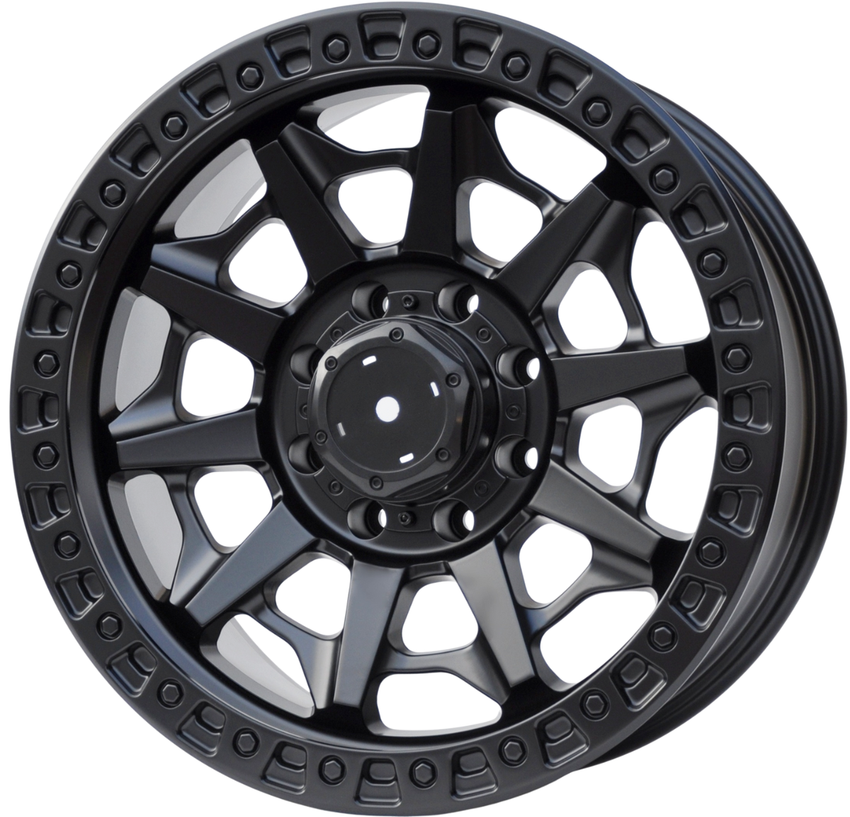 PDW 1721 Alufælge 20" 9J 8x165.1 ET1 – Sort (sæt á 4)