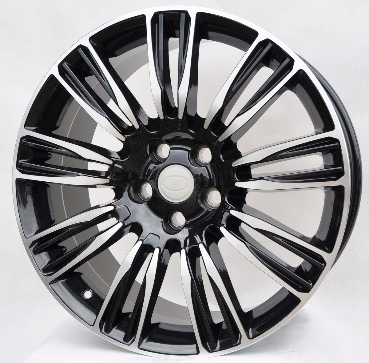 PDW 136 Alufælge 22" 5x120 ET45 – Poleret/sort (sæt á 4)