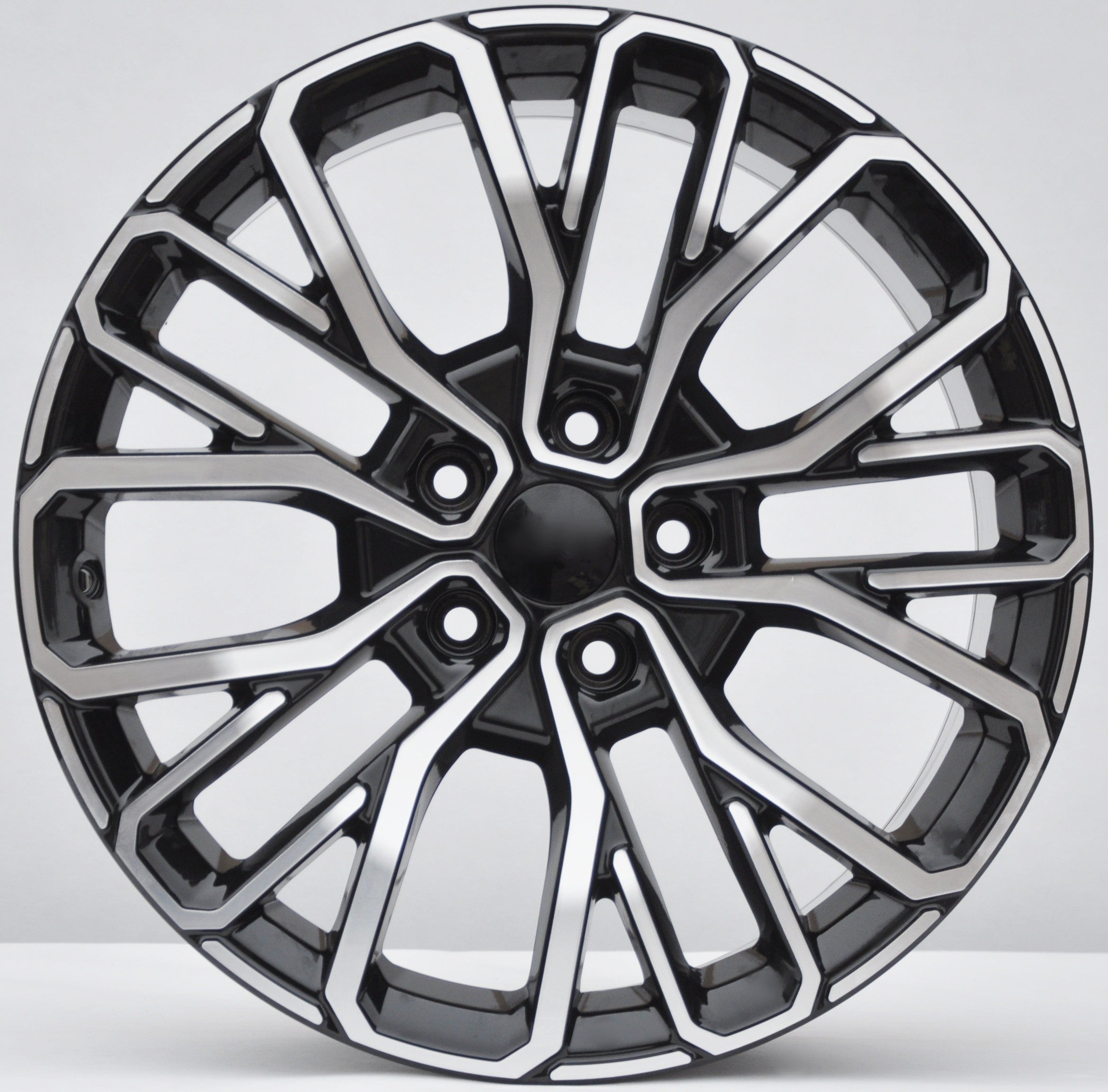 PDW 1448 Alufælge 21" 5x127 ET50 – Poleret/sort (sæt á 4)