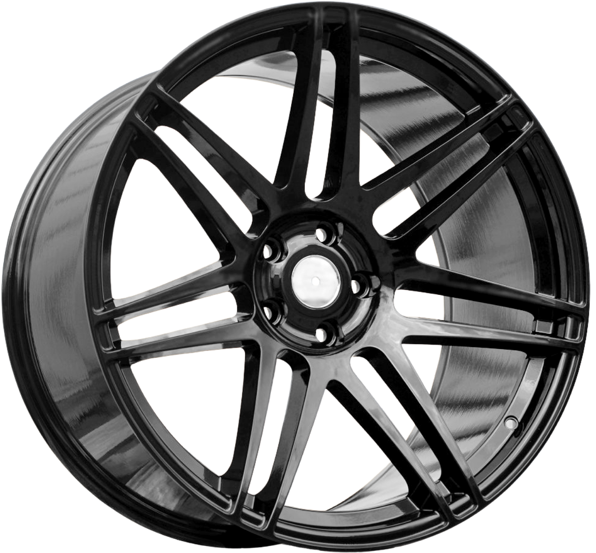 PDW 6114 Alufælge 22" 5x120 ET40 – Sort (sæt á 4)