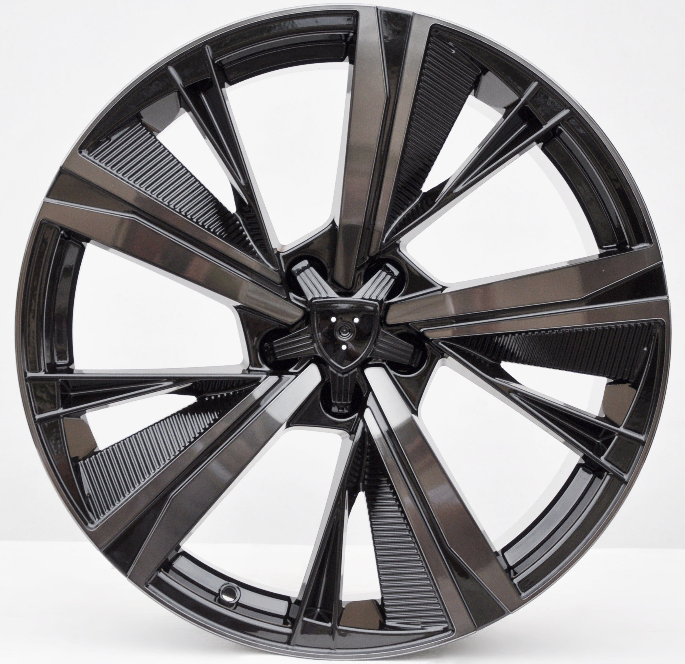 PDW 1918 Alufælge 19" 5x108 ET40 – Sort/przyciemniany front (sæt á 4)