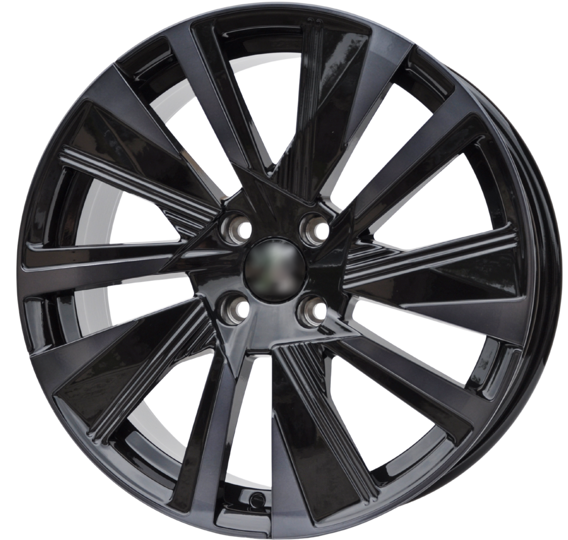 PDW 1152 Alufælge 18" 4x108 ET35 – Sort/przyciemniany front (sæt á 4)