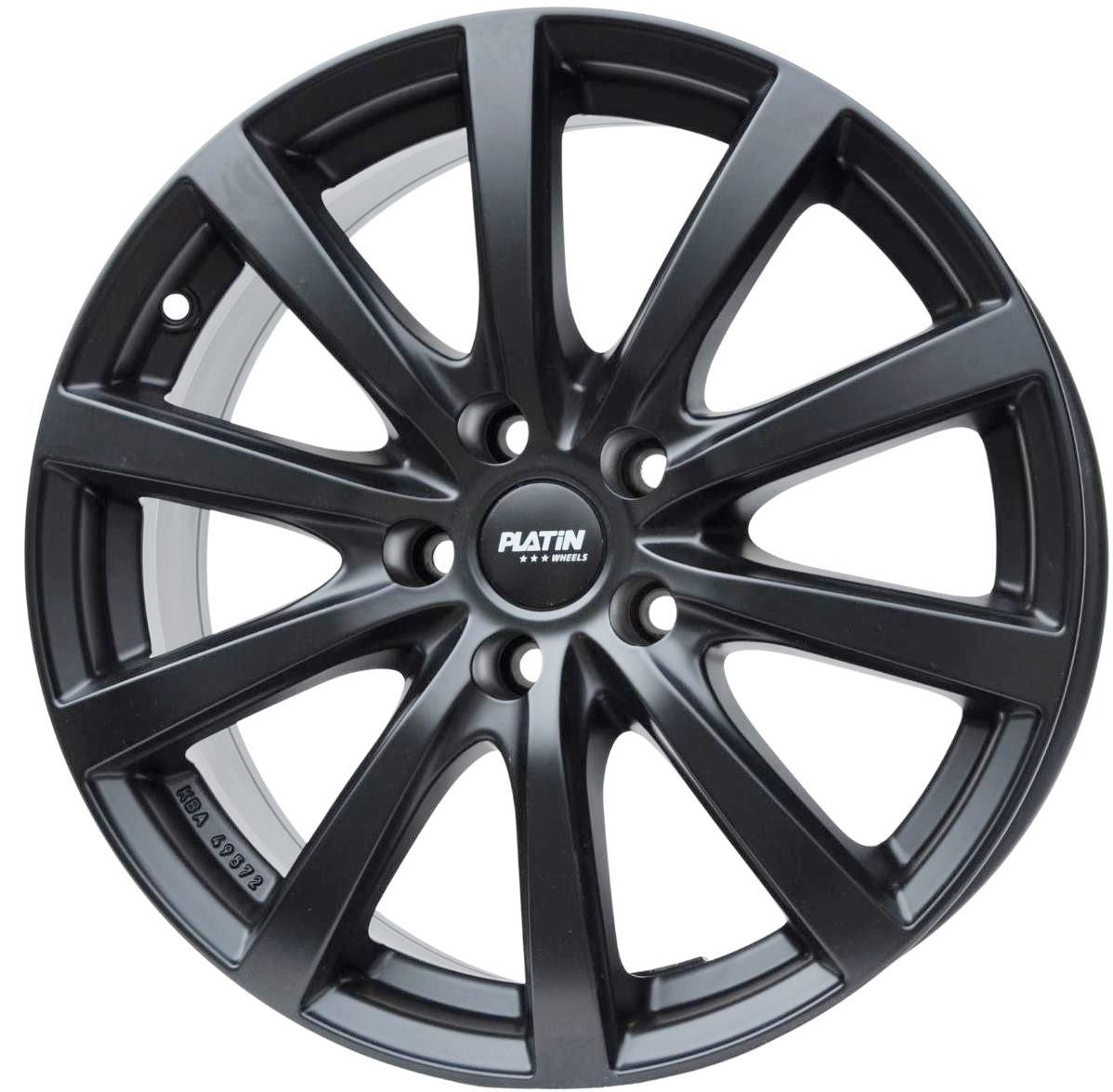 Platin xxg/kba49572 Alufælge 18" 5x120 ET35 – Sort (sæt á 4)