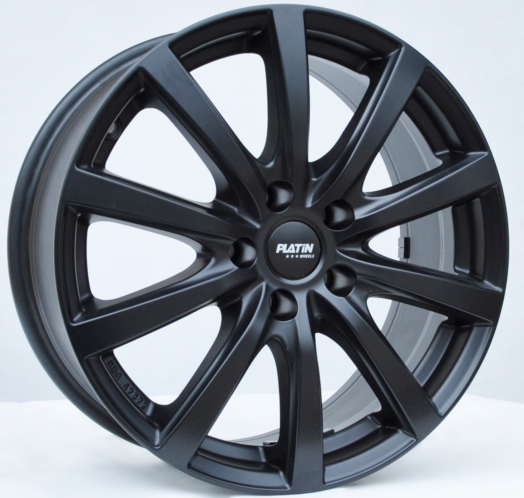 Platin xxg/kba49572 Alufælge 18" 5x120 ET35 – Sort (sæt á 4)