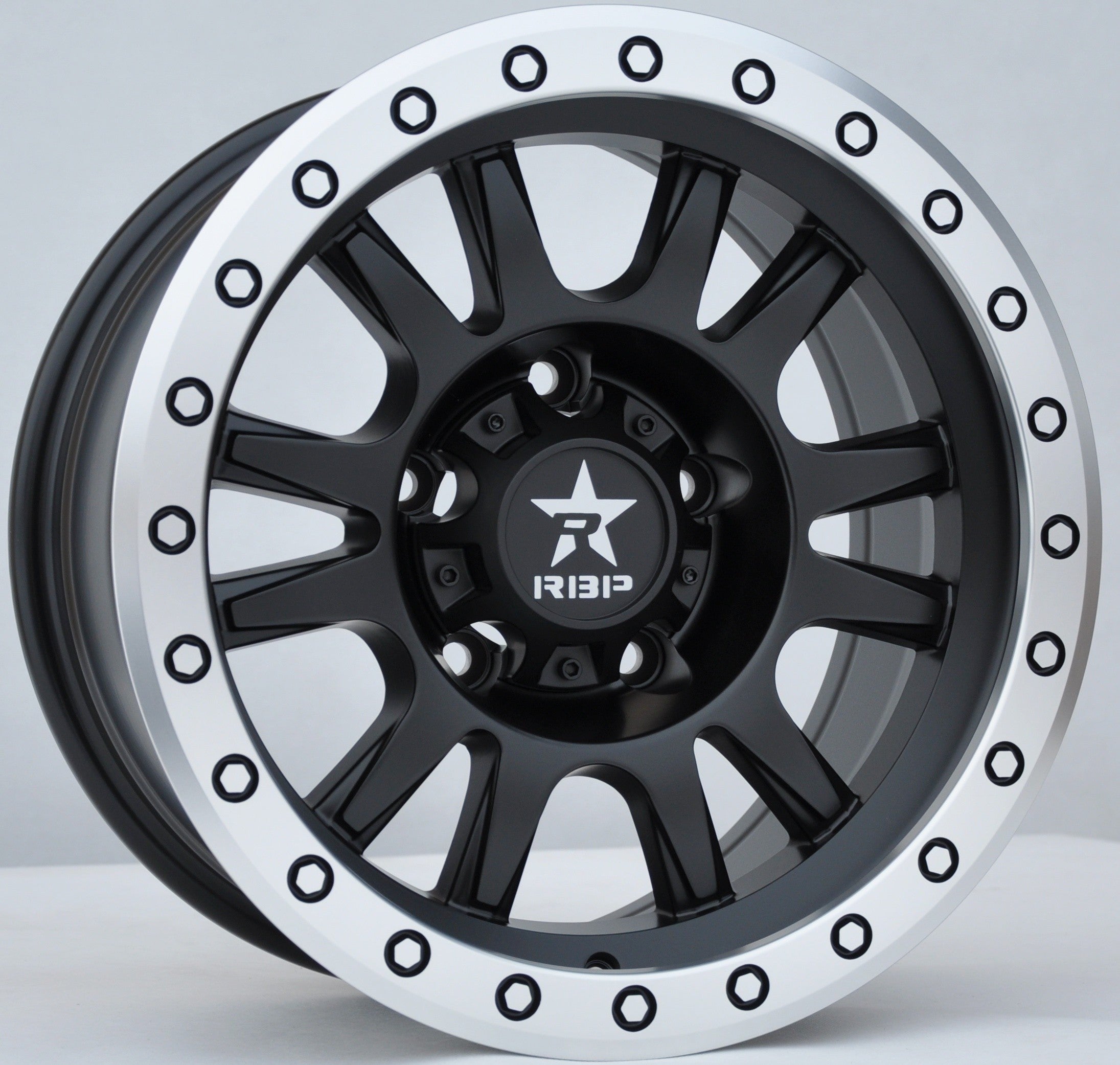 PDW 5944 Alufælge 16" 5x139.7 ET-12 – Sort półmat (sæt á 4)