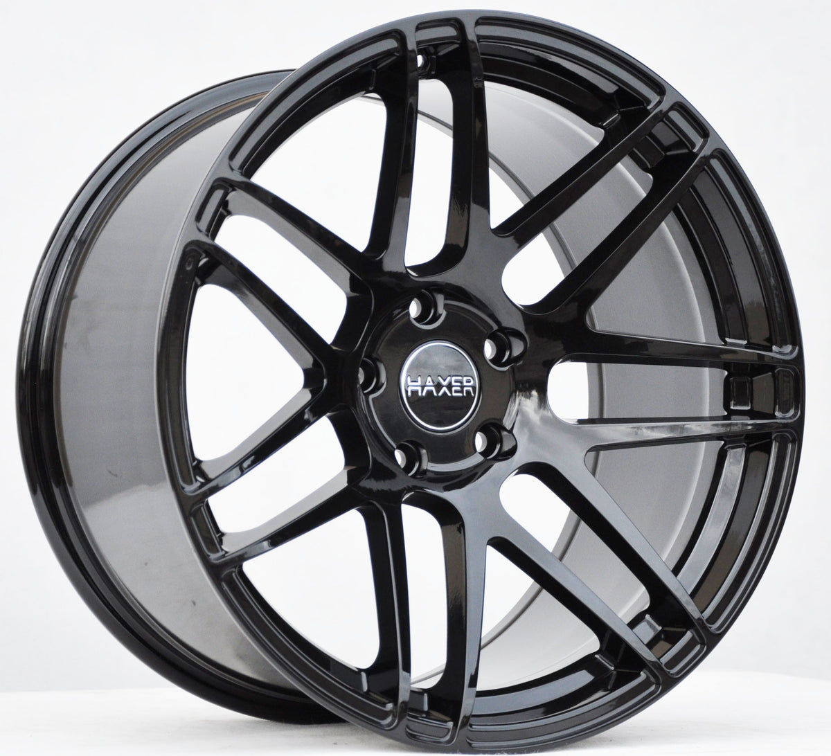 Haxer HX020 Alufælge 19" 9/10J 5x120 ET20 – Blank sort perleeffekt (sæt á 4)