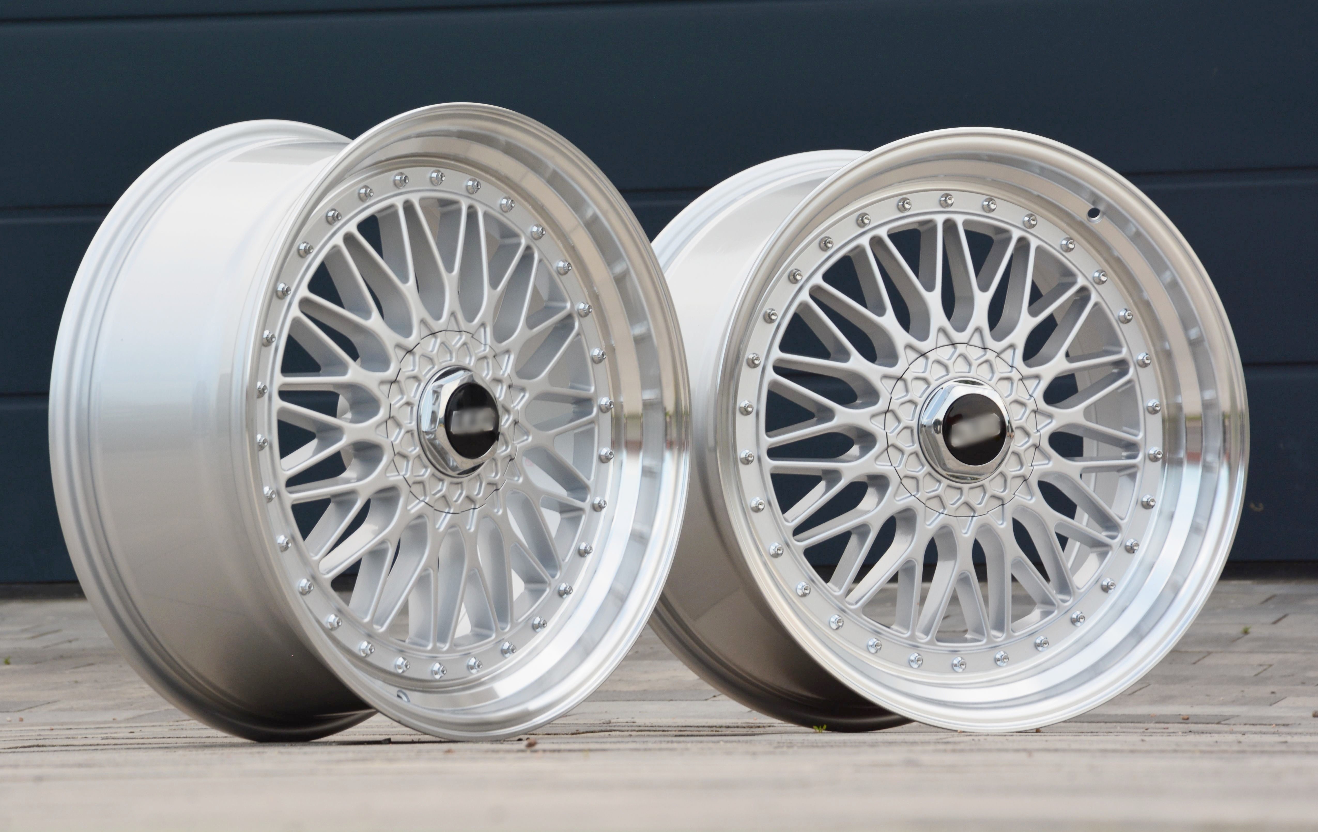 PDW 479 Alufælge 18" 5x112 ET35 – Sølv/polerowany rant (sæt á 4)