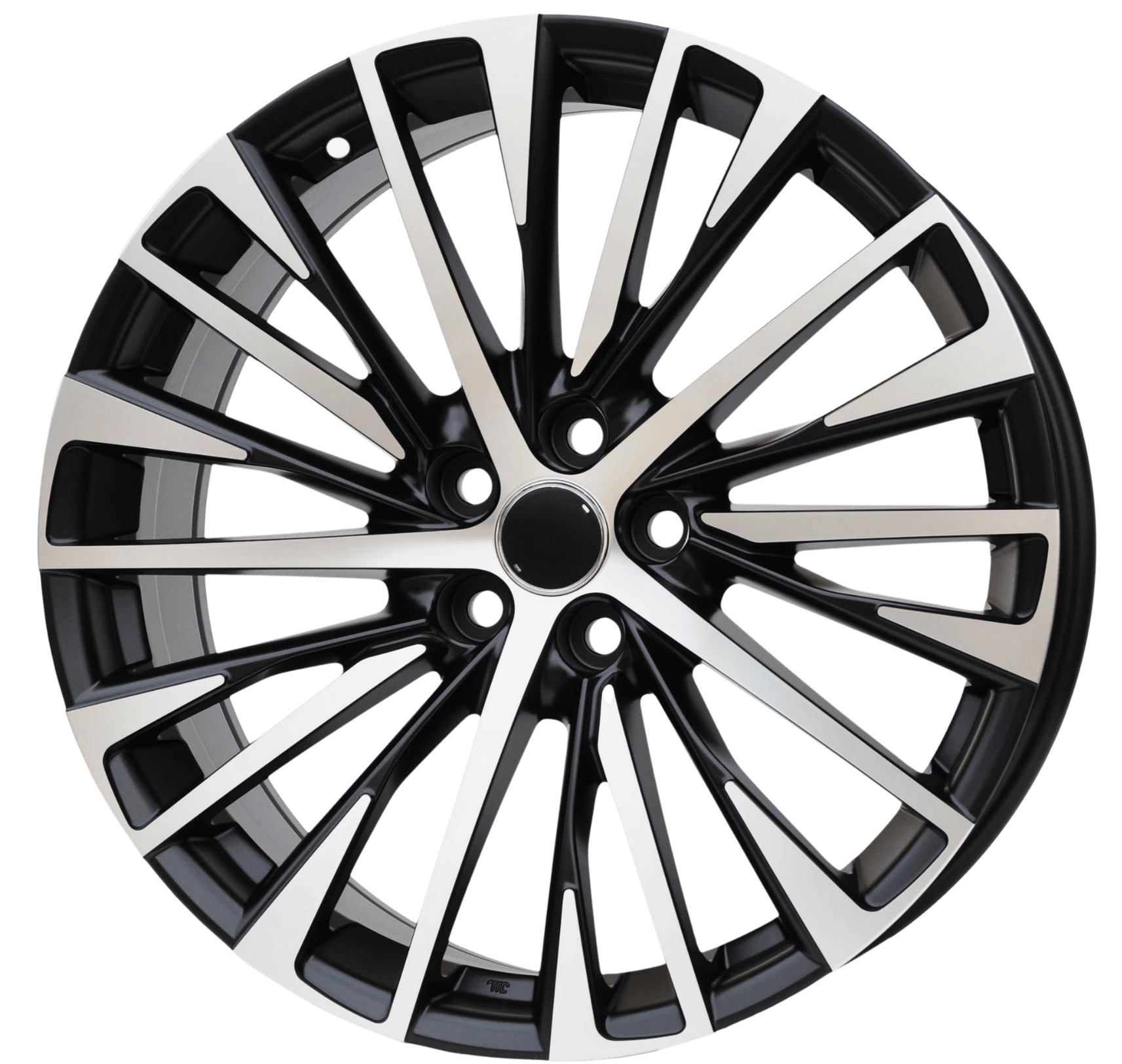 PDW 1118 Alufælge 18" 5x114.3 ET40 – Poleret/sort (sæt á 4)