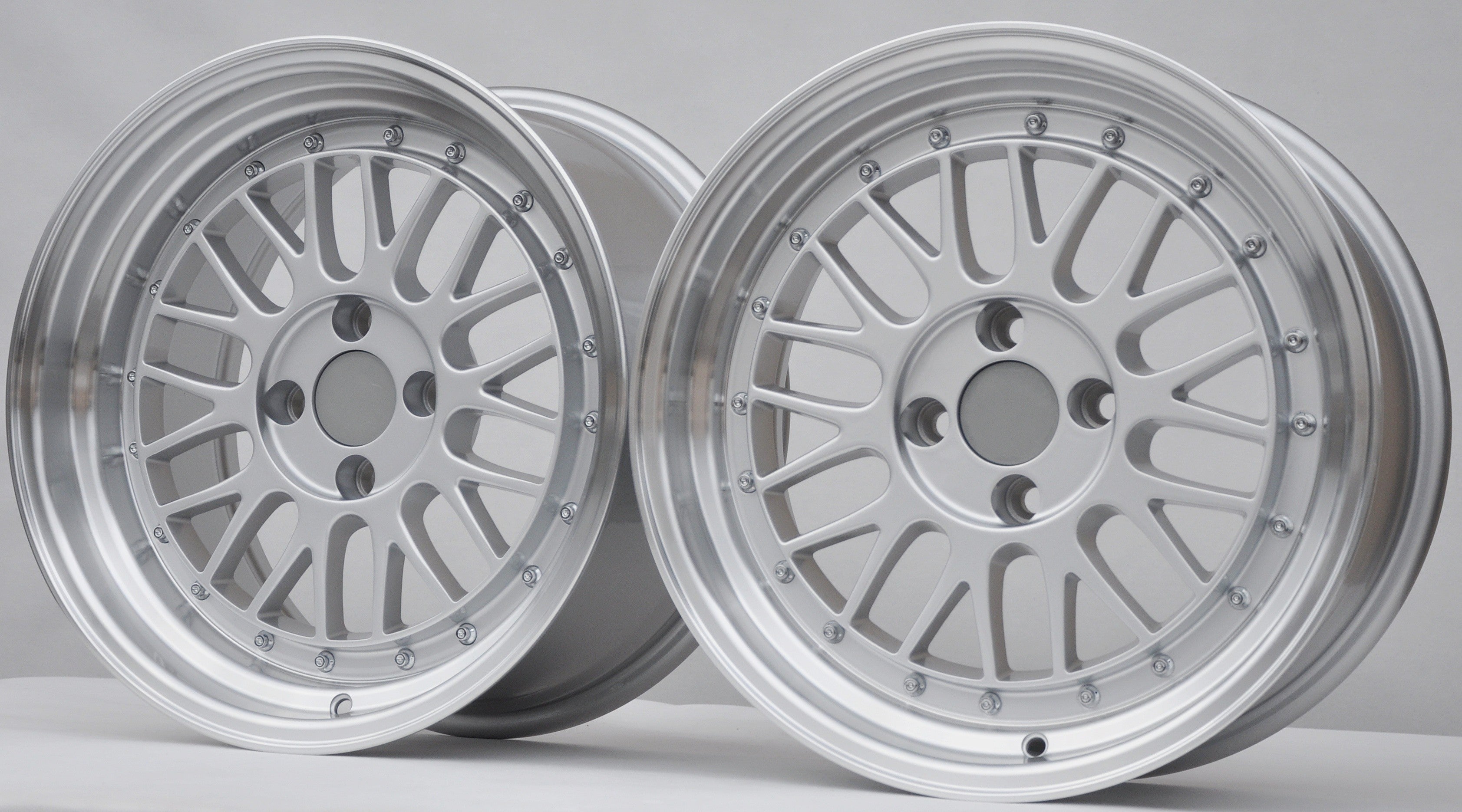 PDW 1025 Alufælge 16" 4x100 ET20 – Poleret/sølv (sæt á 4)
