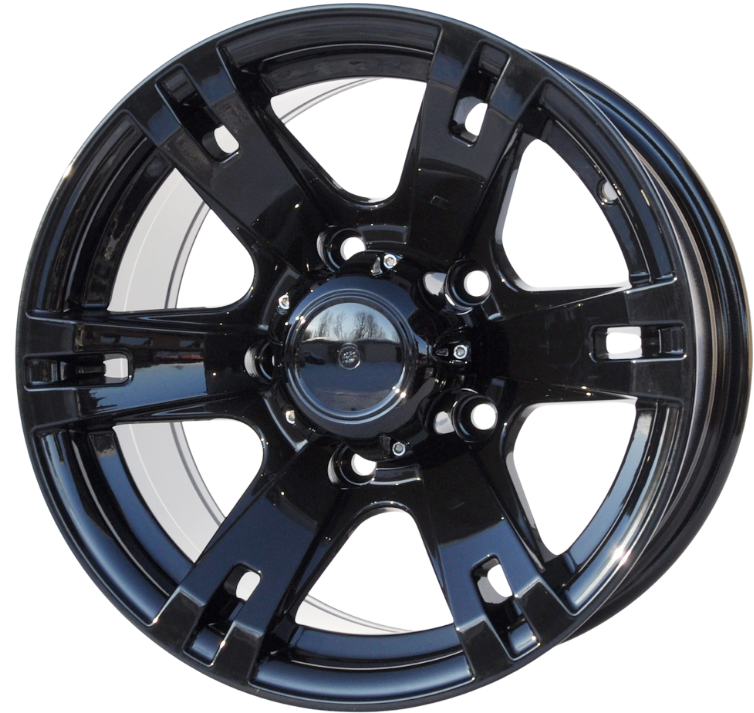 PDW 311 Alufælge 15" 5x139.7 ET1 – Sort (sæt á 4)