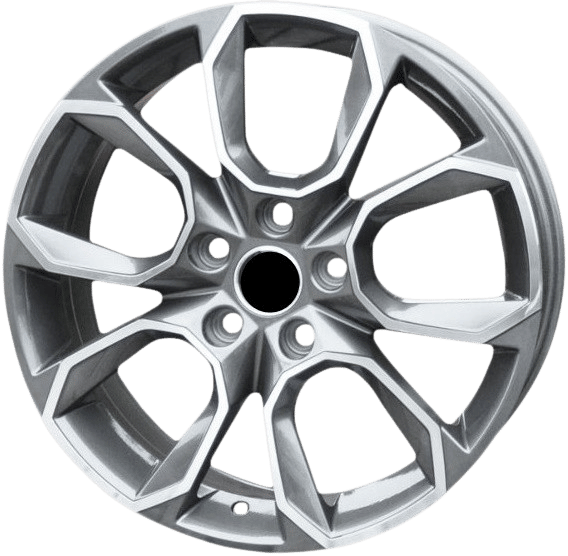 PDW SK516/791/1310 Alufælge 16" 5x112 ET46 – Poleret/grafit (sæt á 4)
