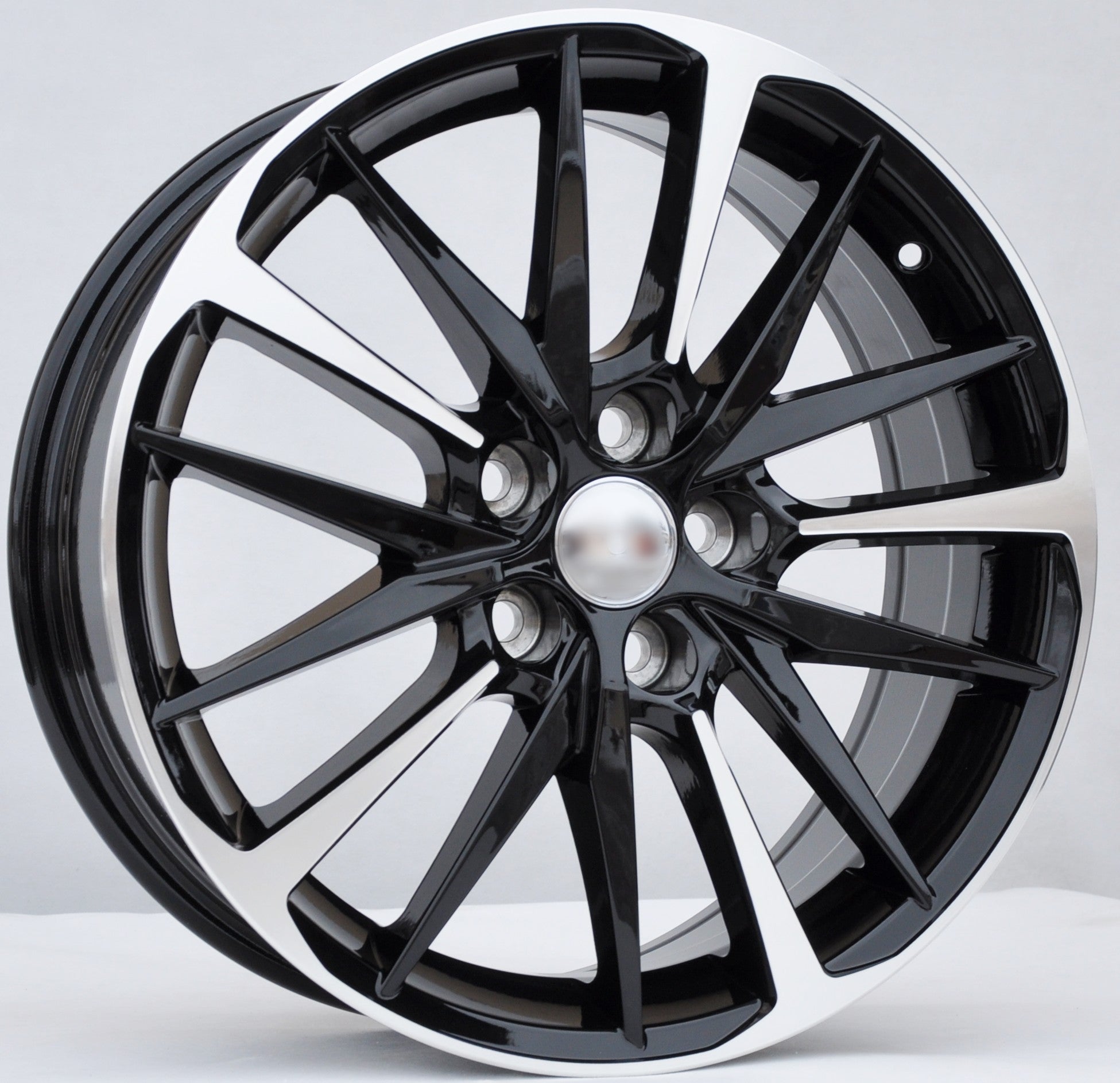 PDW 0184 Alufælge 18" 5x114.3 ET35 – Poleret/sort (sæt á 4)