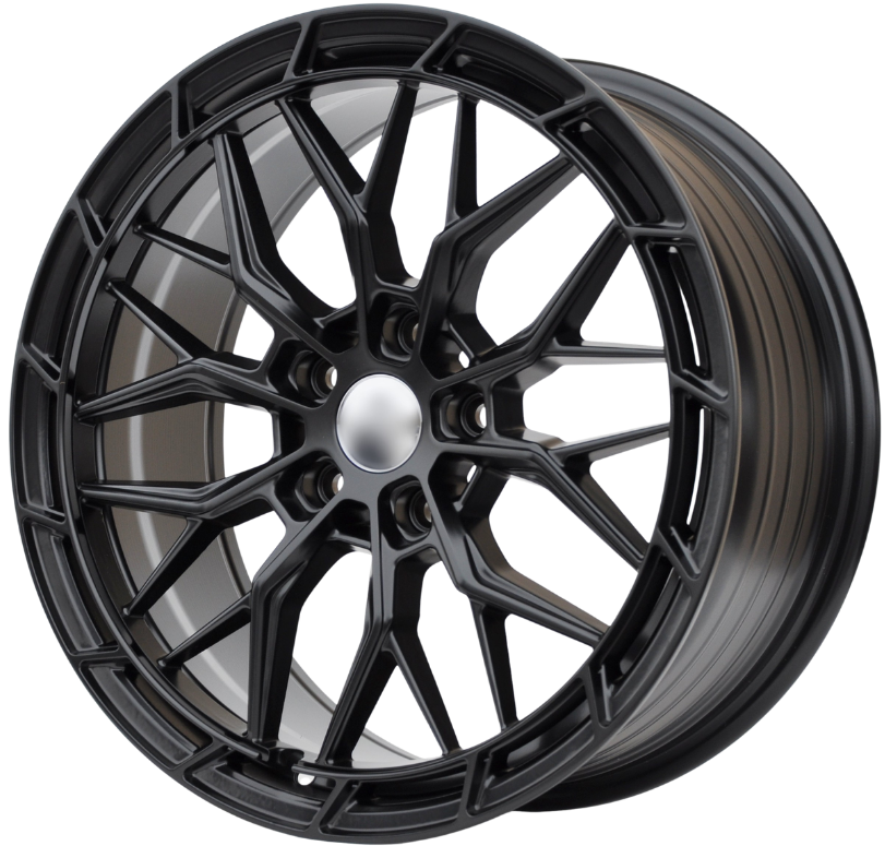 PDW FBX384 Alufælge 18" 5x114.3 ET40 – Sort półmat (sæt á 4)