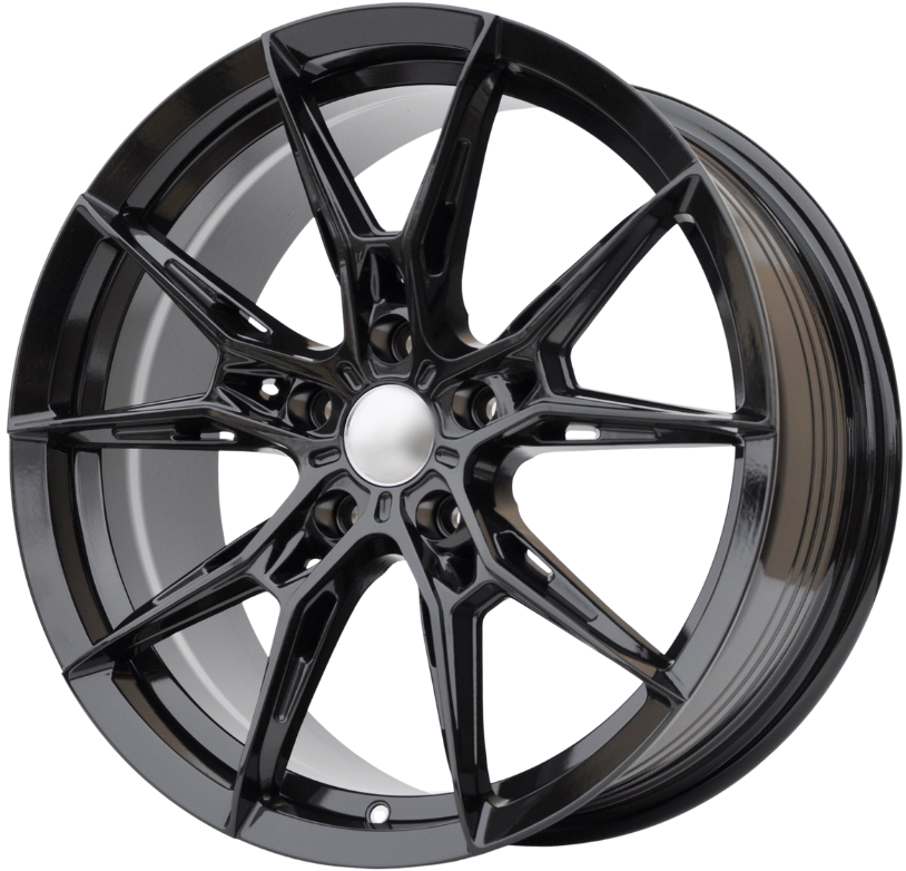 PDW FBX425 Alufælge 18" 5x120 ET34 – Sort (sæt á 4)