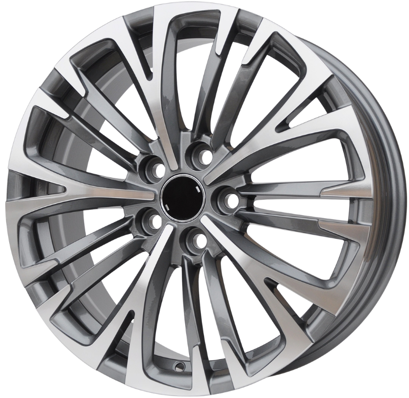 PDW 3515 Alufælge 17" 5x114.3 ET50 – Poleret/grafit (sæt á 4)