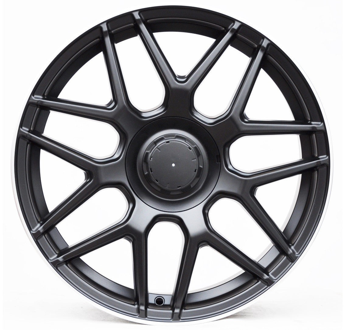 PDW 5318/1258 Alufælge 19" 5x112 ET43 – Black perl (sæt á 4)