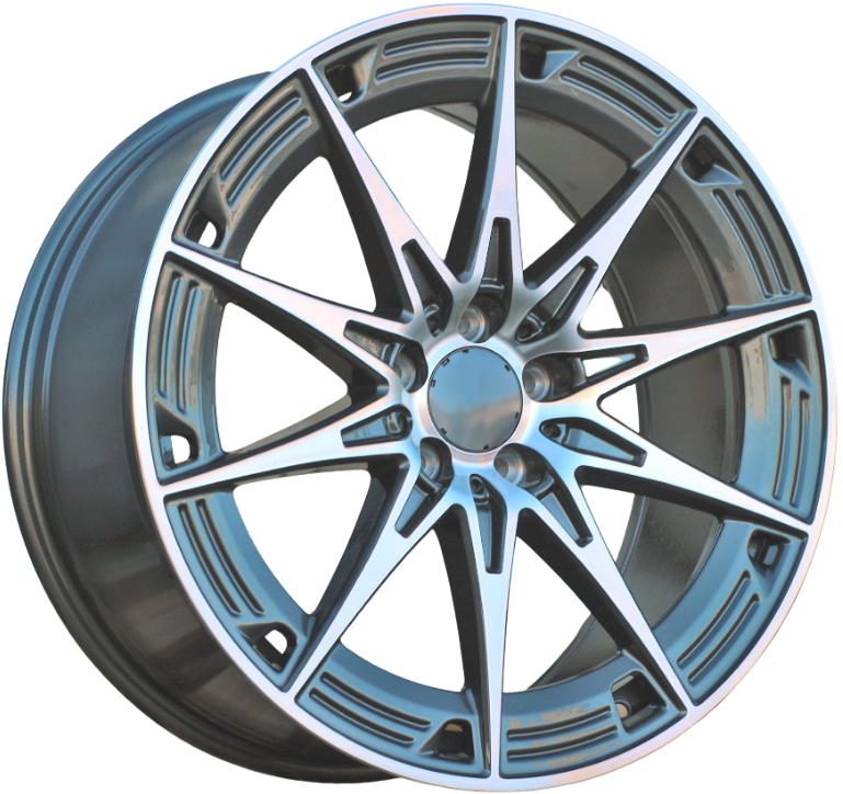 PDW 3500 Alufælge 19" 5x112 ET36 – Poleret/grafit (sæt á 4)