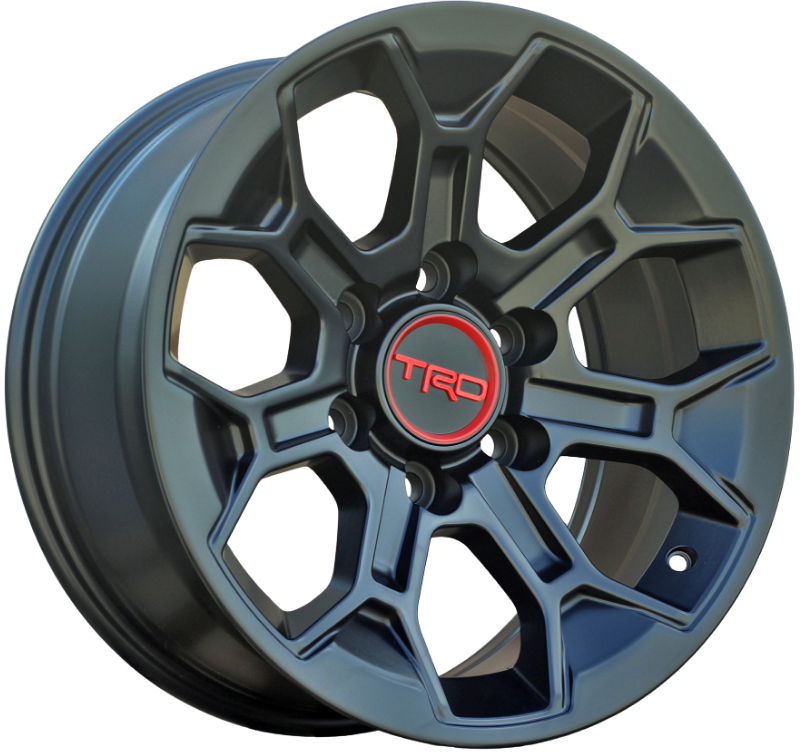PDW 1203 Alufælge 17" 6x139.7 ET5 – Sort mat (sæt á 4)