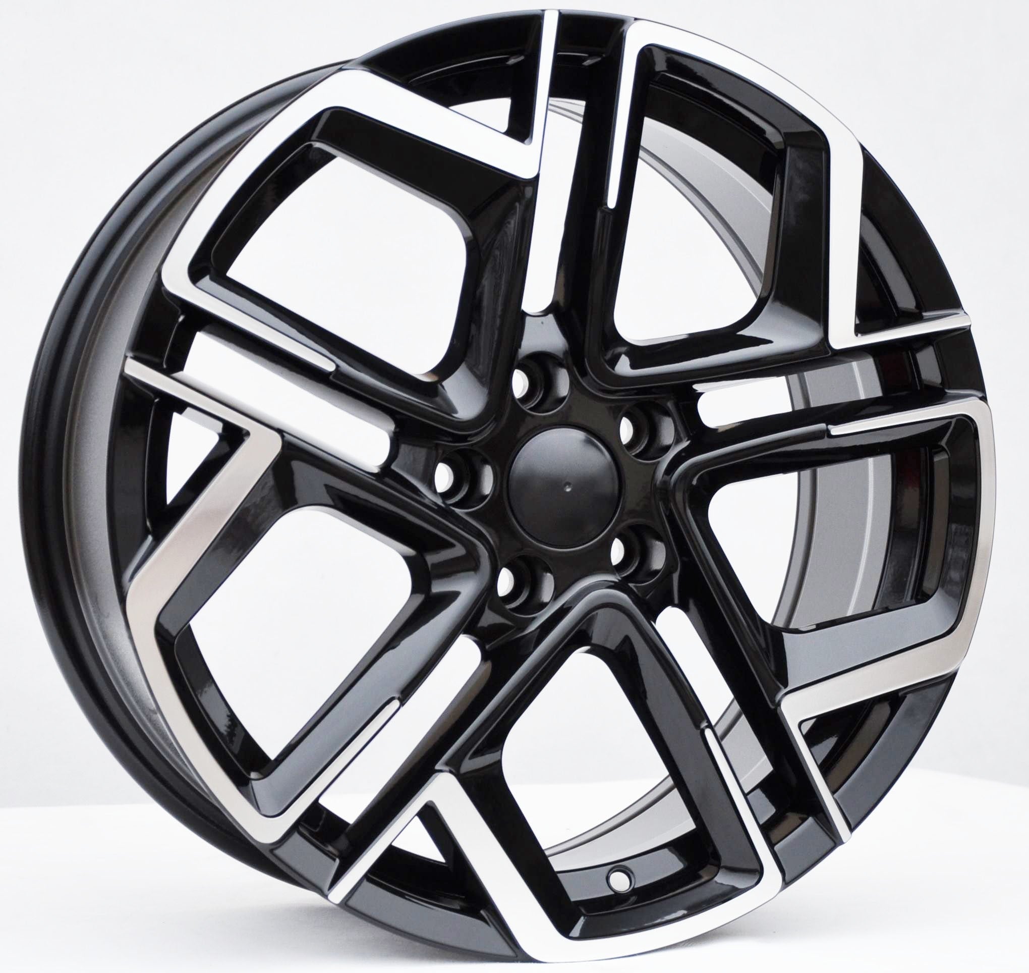 PDW 1243 Alufælge 20" 5x112 ET38 – Poleret/sort (sæt á 4)