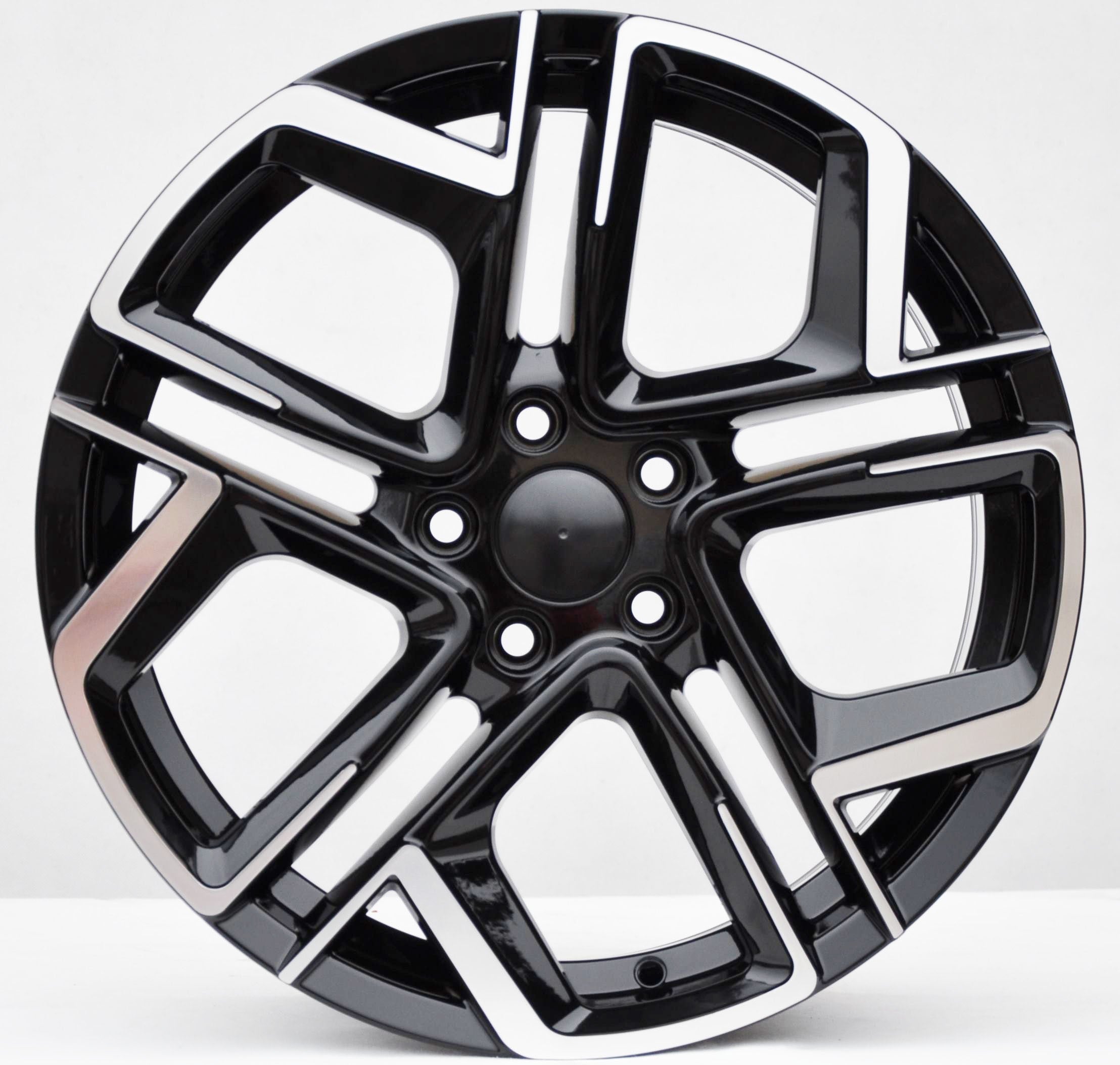 PDW 1243 Alufælge 20" 5x112 ET38 – Poleret/sort (sæt á 4)