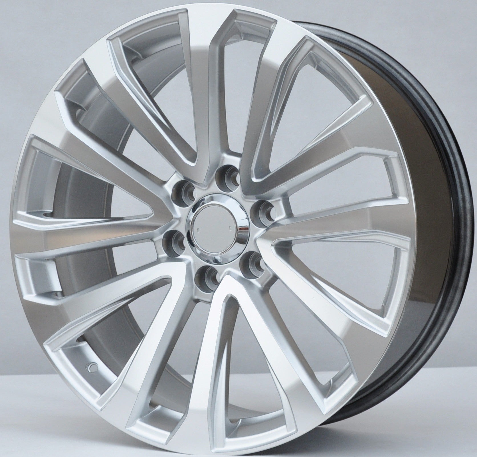 PDW 1223 Alufælge 22" 6x139.7 ET25 – Hyper silver (sæt á 4)