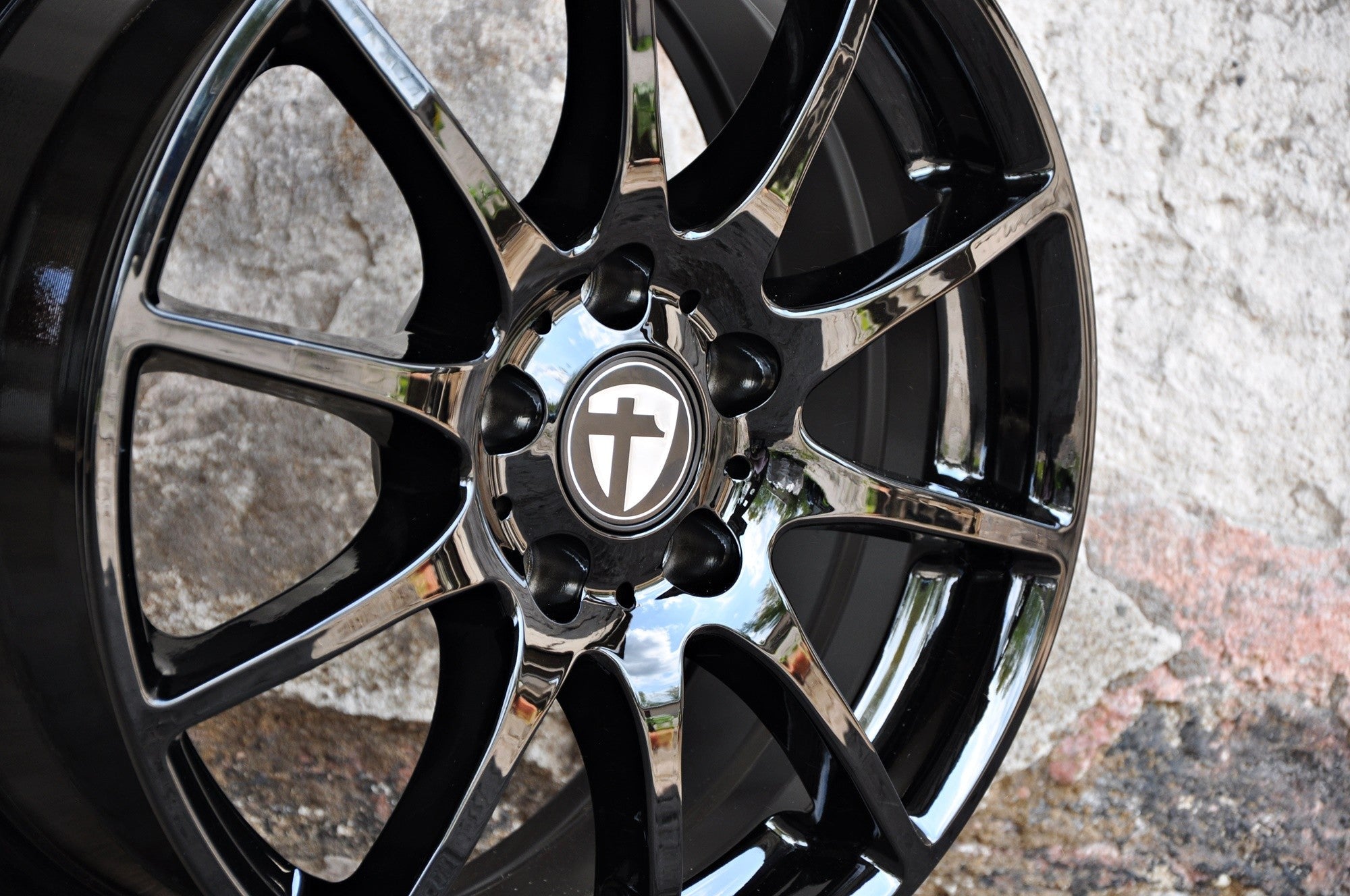 Tomason TN1test Alufælge 16" 5x112 ET38 – Sort (sæt á 4)