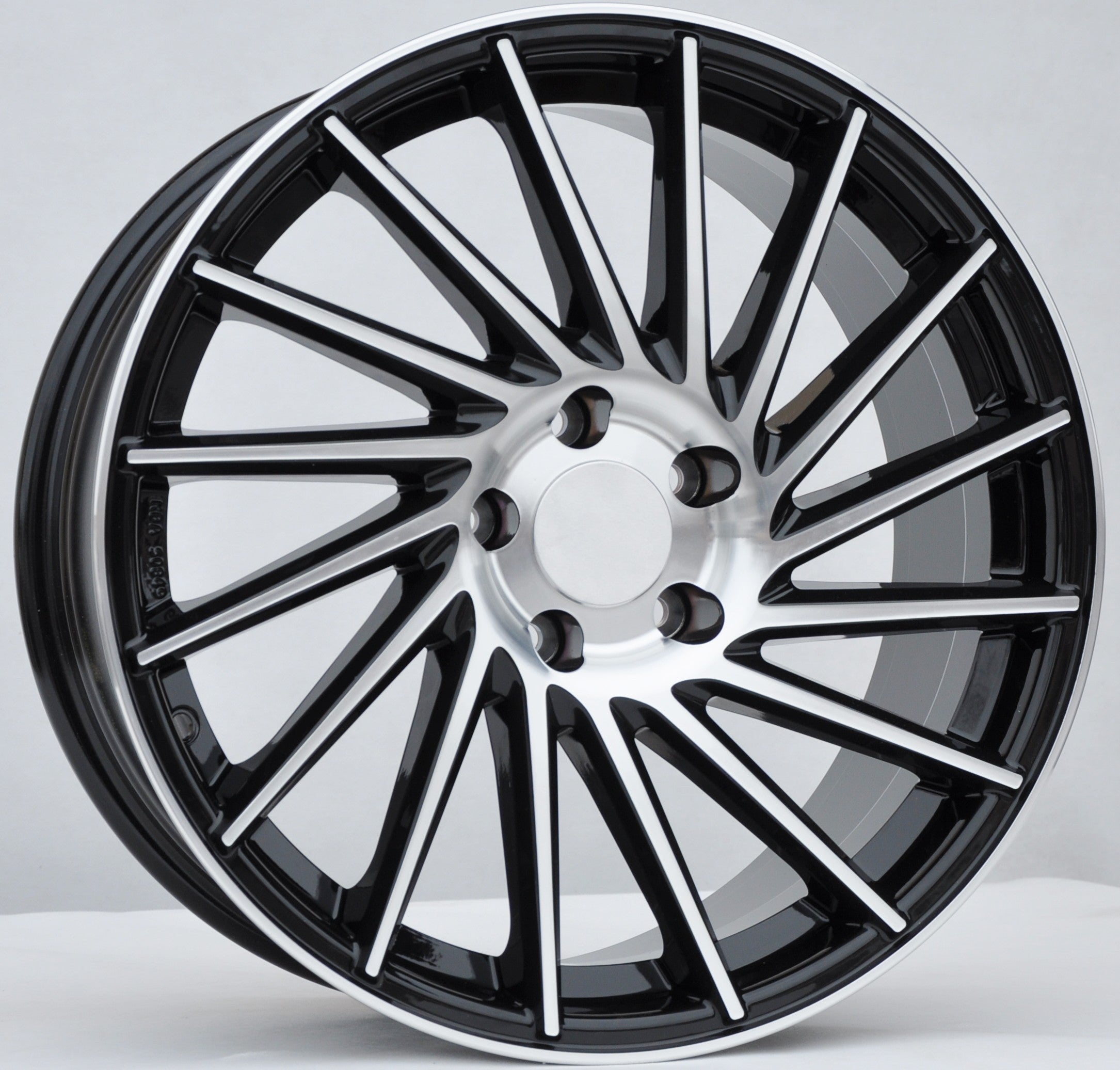 Keskin KT17 Alufælge 18" 5x112 ET30 – Poleret/sort (sæt á 4)