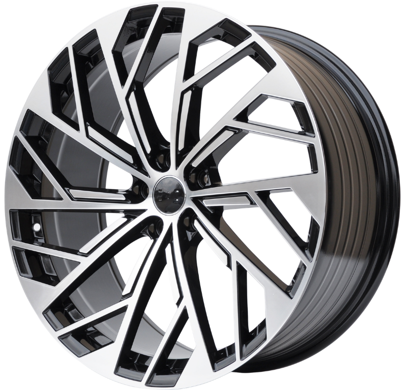 PDW 0337 Alufælge 21" 5x112 ET37 – Poleret/sort (sæt á 4)