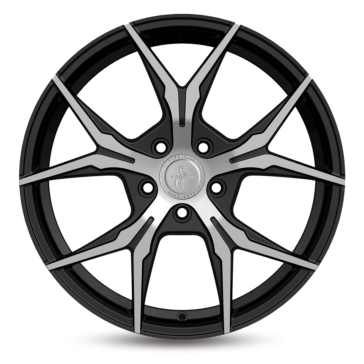 Keskin KT19 Alufælge 19" 5x114.3 ET40 – Poleret/sort (sæt á 4)
