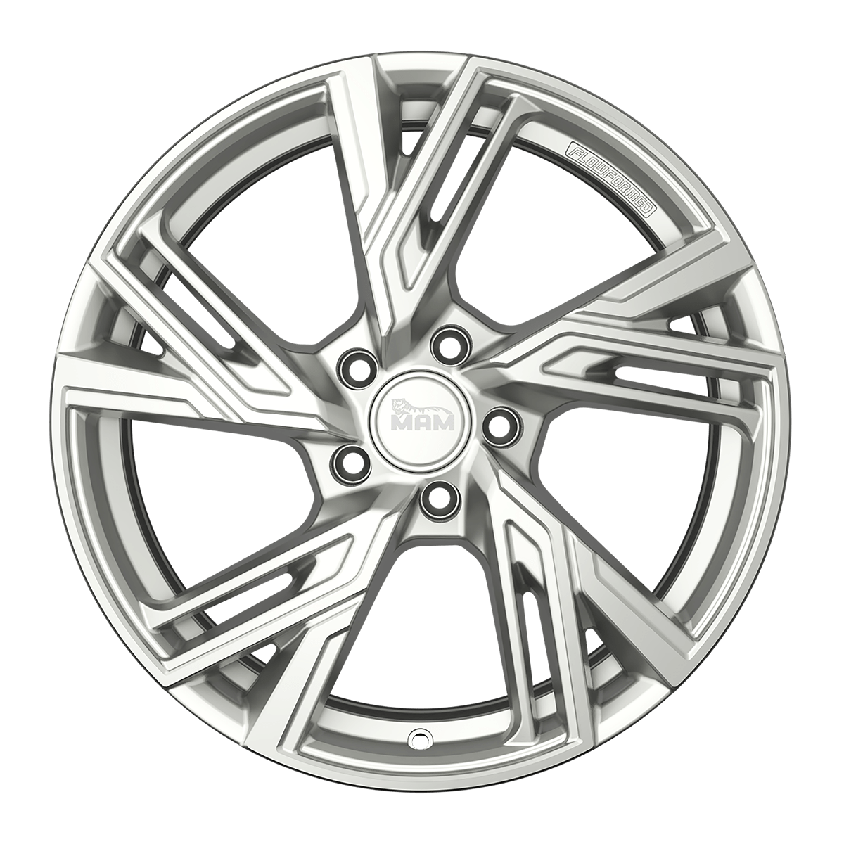 MAM RS5 Alufælge 18" 5x120 ET50 – Sølv (sæt á 4)