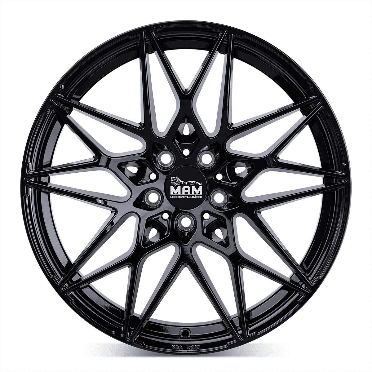 MAM B2N Alufælge 19" 5x120 ET35 – Sort (sæt á 4)