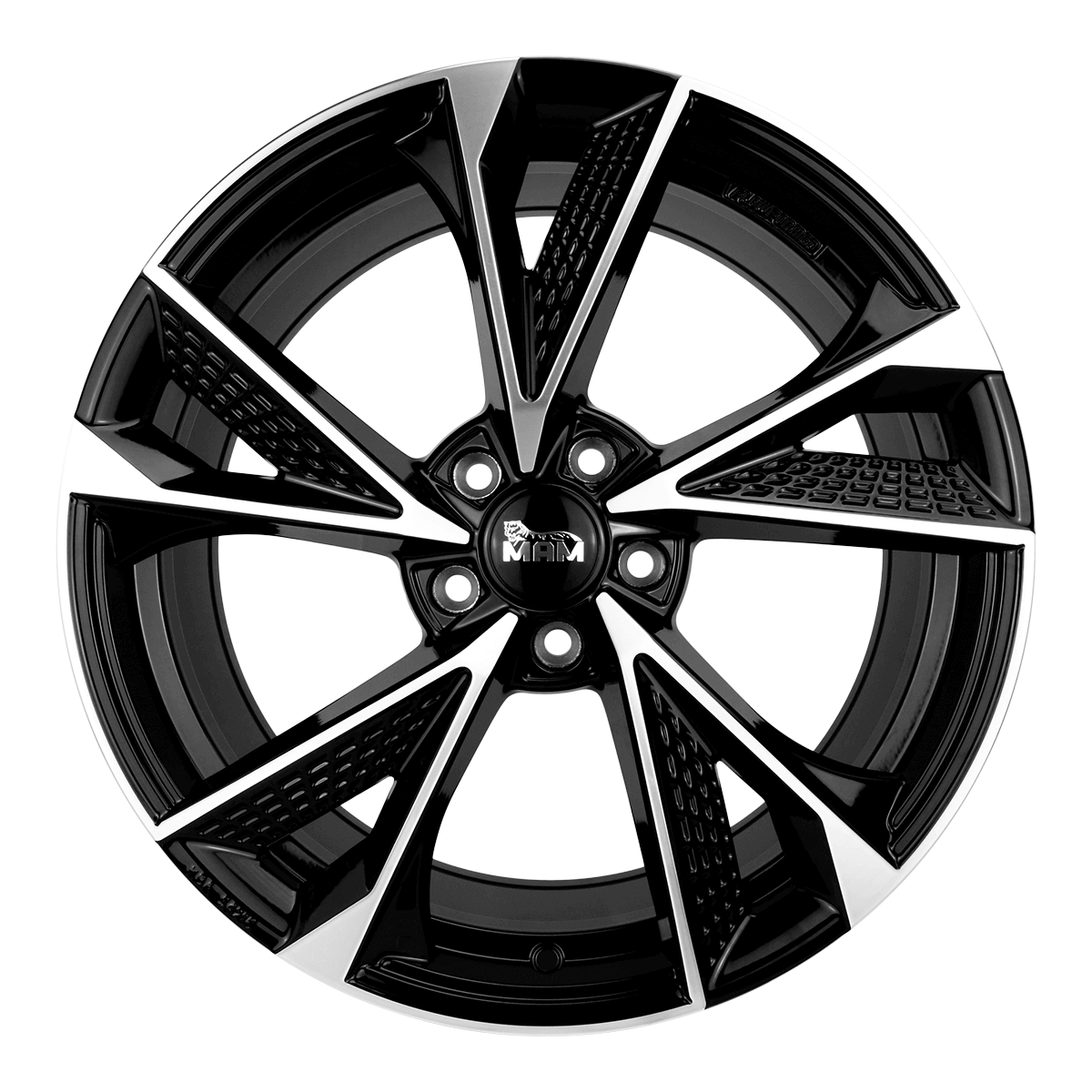 MAM RS6 Alufælge 20" 5x112 ET30 – Poleret/sort (sæt á 4)