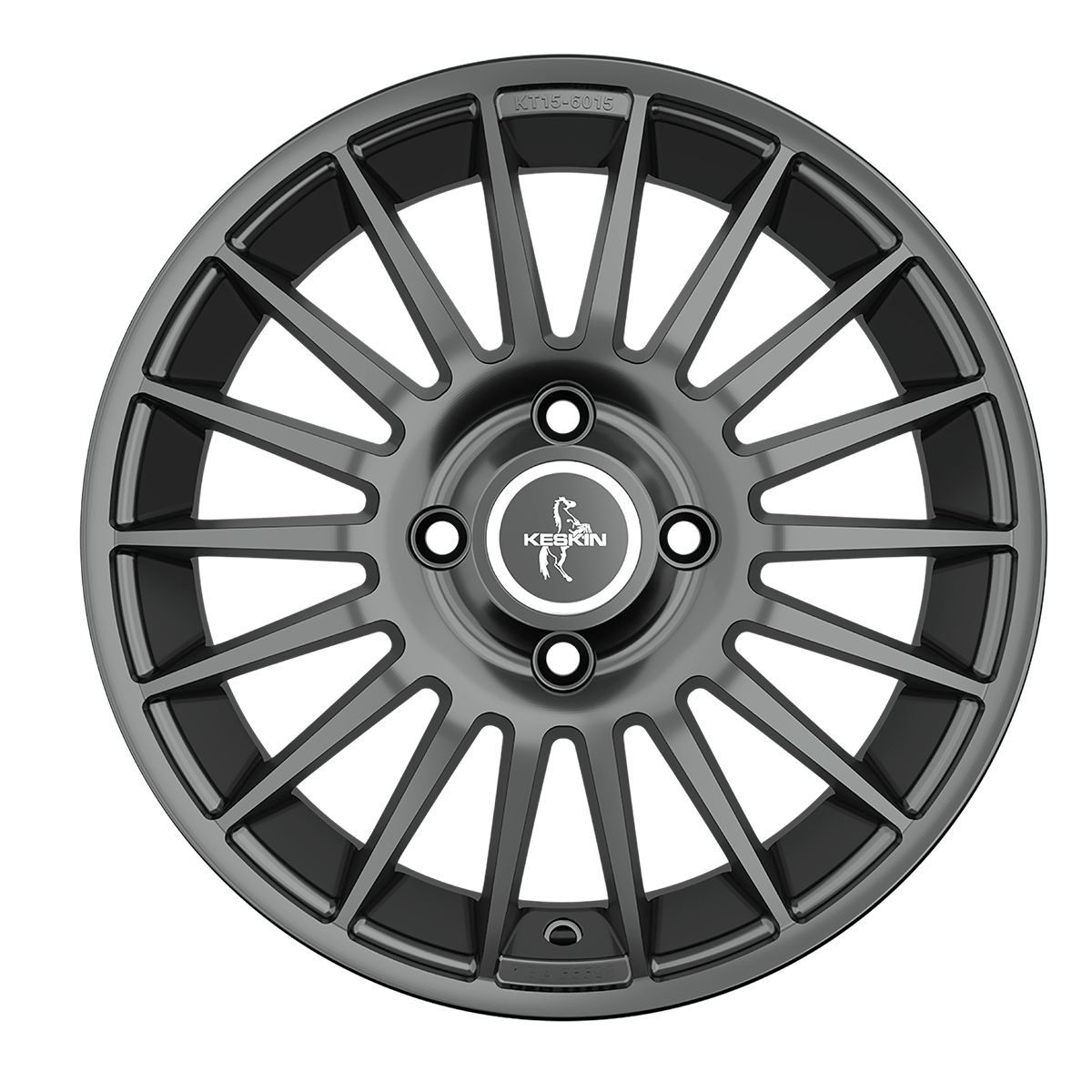 Keskin KT15 Alufælge 16" 4x100 ET35 – Gun metal (sæt á 4)