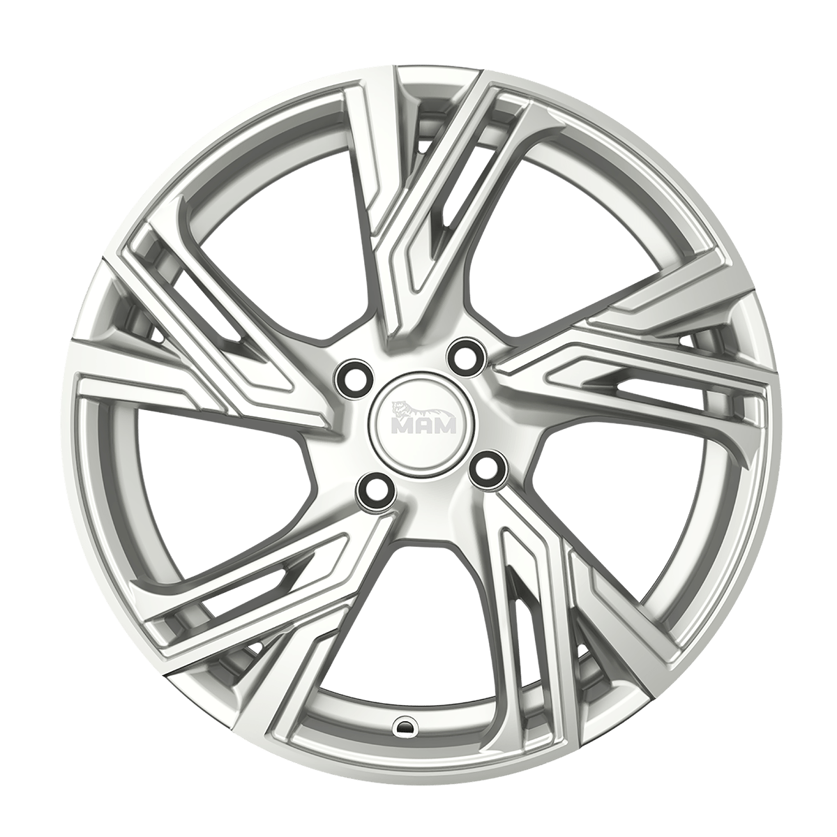 MAM RS5 Alufælge 16" 4x108 ET37 – Sølv (sæt á 4)