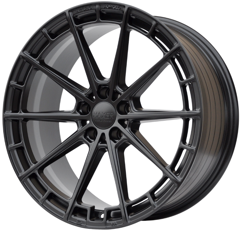 Haxer HX019F Alufælge 18" 5x108 ET42 – Sort półmat (sæt á 4)