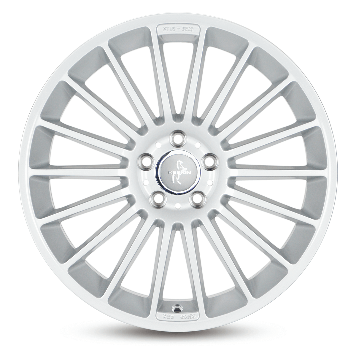Keskin KT15 Alufælge 16" 5x120 ET35 – Sølv (sæt á 4)