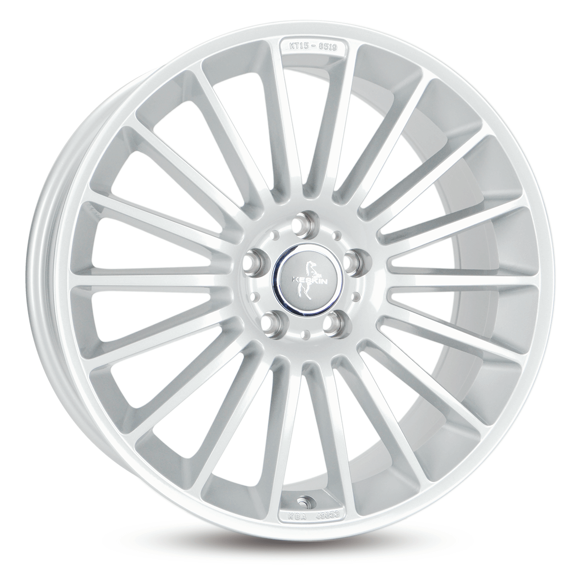 Keskin KT15 Alufælge 16" 5x120 ET35 – Sølv (sæt á 4)