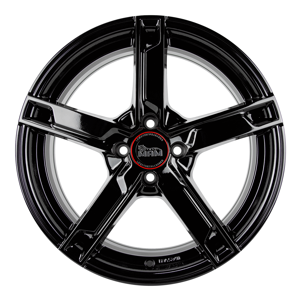 MAM W4 Alufælge 15" 4x108 ET23 – Sort (sæt á 4)