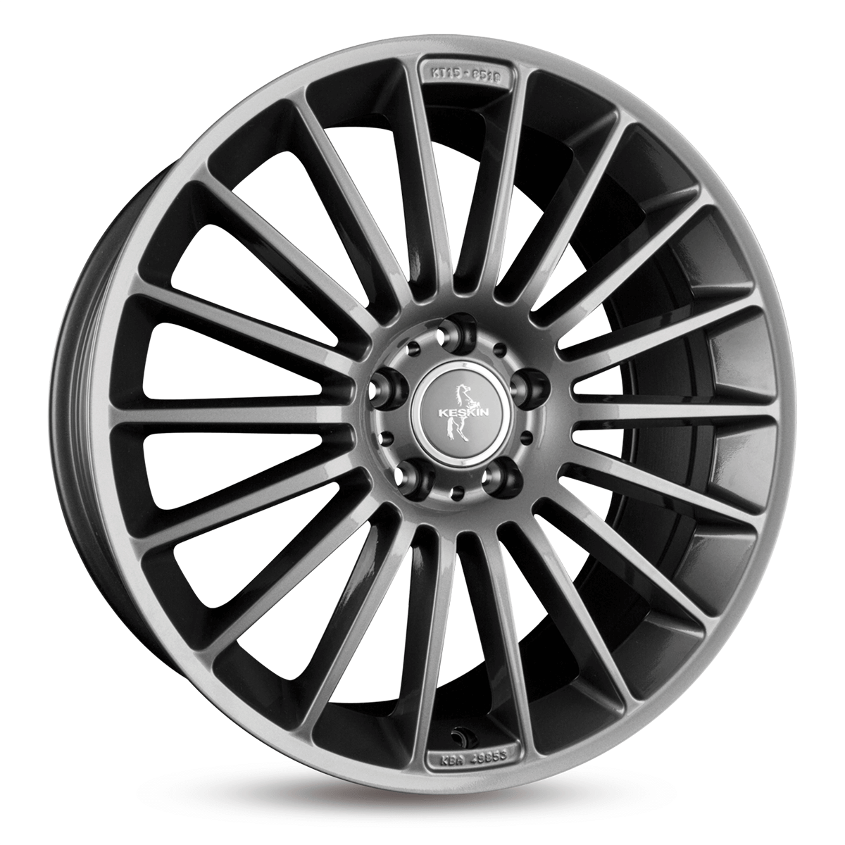Keskin KT15 Alufælge 16" 5x108 ET40 – Gun metal (sæt á 4)