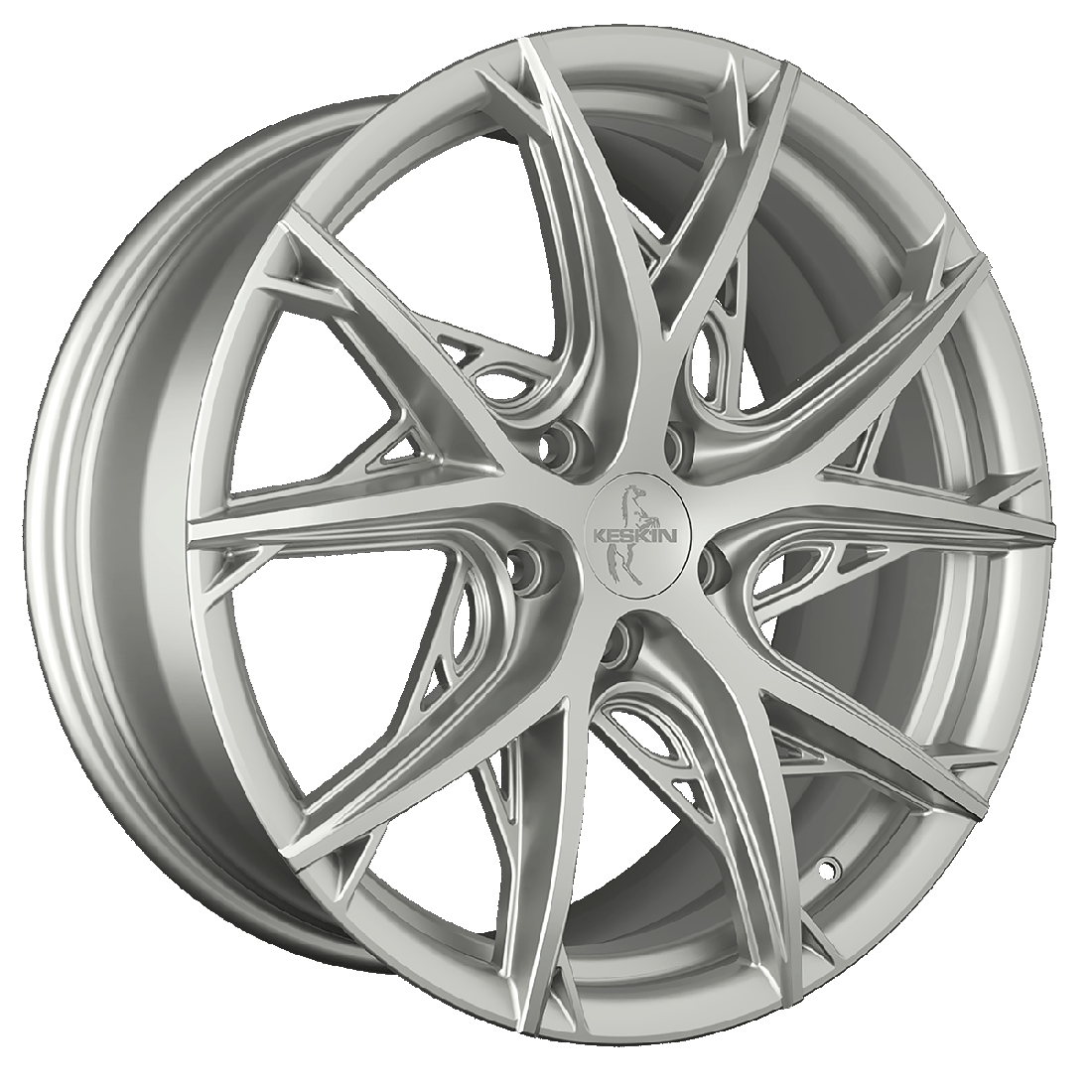 Keskin KT24C Alufælge 19" 5x114.3 ET35 – Sølv (sæt á 4)