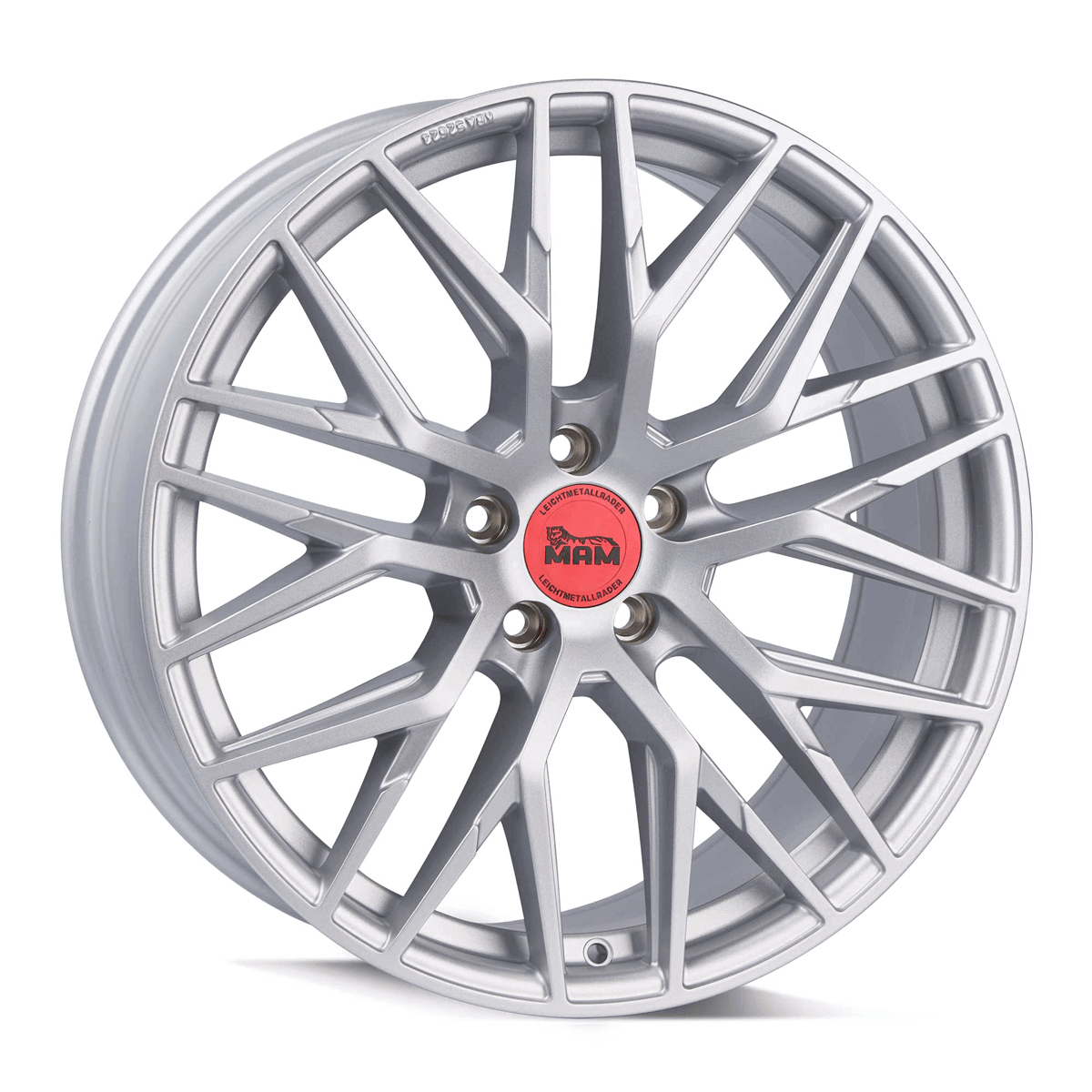 MAM RS4 Alufælge 16" 5x120 ET50 – Sølv (sæt á 4)