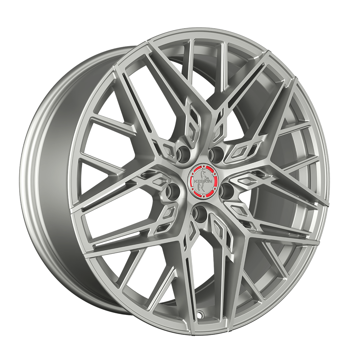 Keskin KT25 Alufælge 20" 5x120 ET30 – Sølv (sæt á 4)