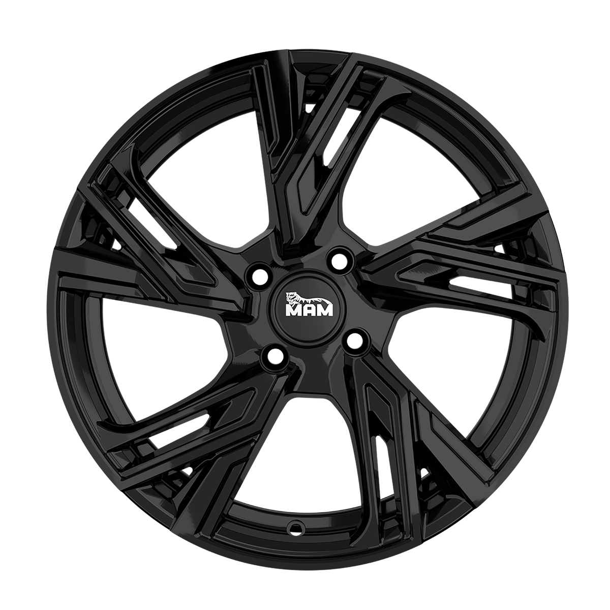 MAM RS5 Alufælge 16" 4x100 ET35 – Sort (sæt á 4)