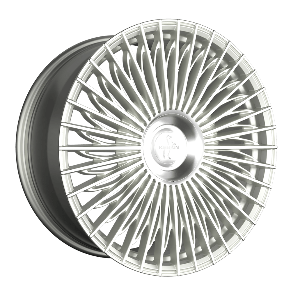 Keskin KT X1 Alufælge 19" 5x114.3 ET35 – Poleret/sølv (sæt á 4)