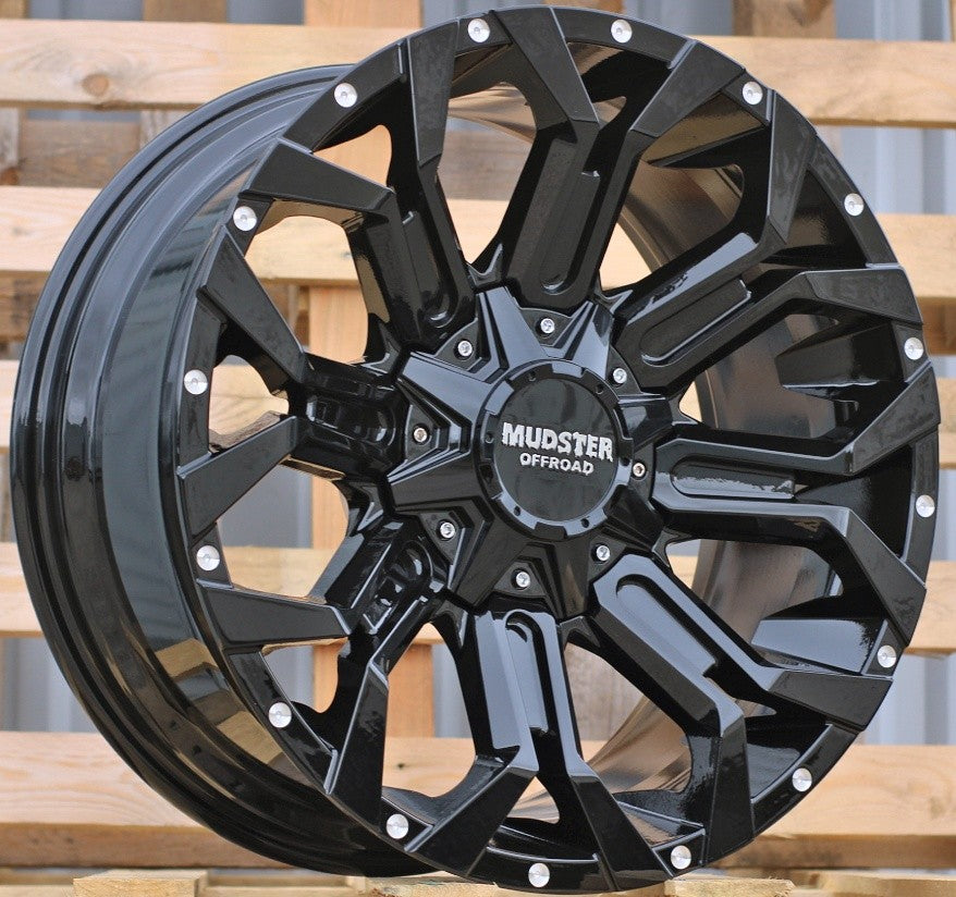 PDW 1417 Alufælge 20" 8x170 ET0 – Sort (sæt á 4)