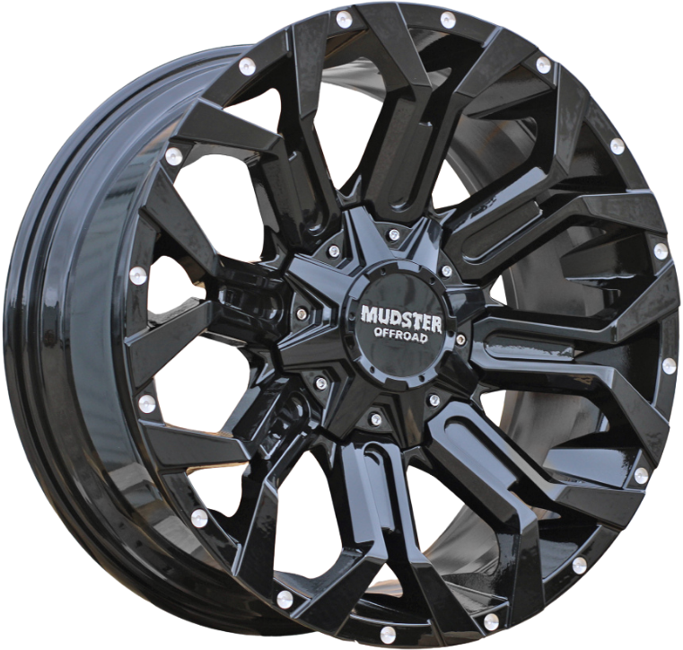 PDW 1417 Alufælge 20" 8x180 ET0 – Sort (sæt á 4)