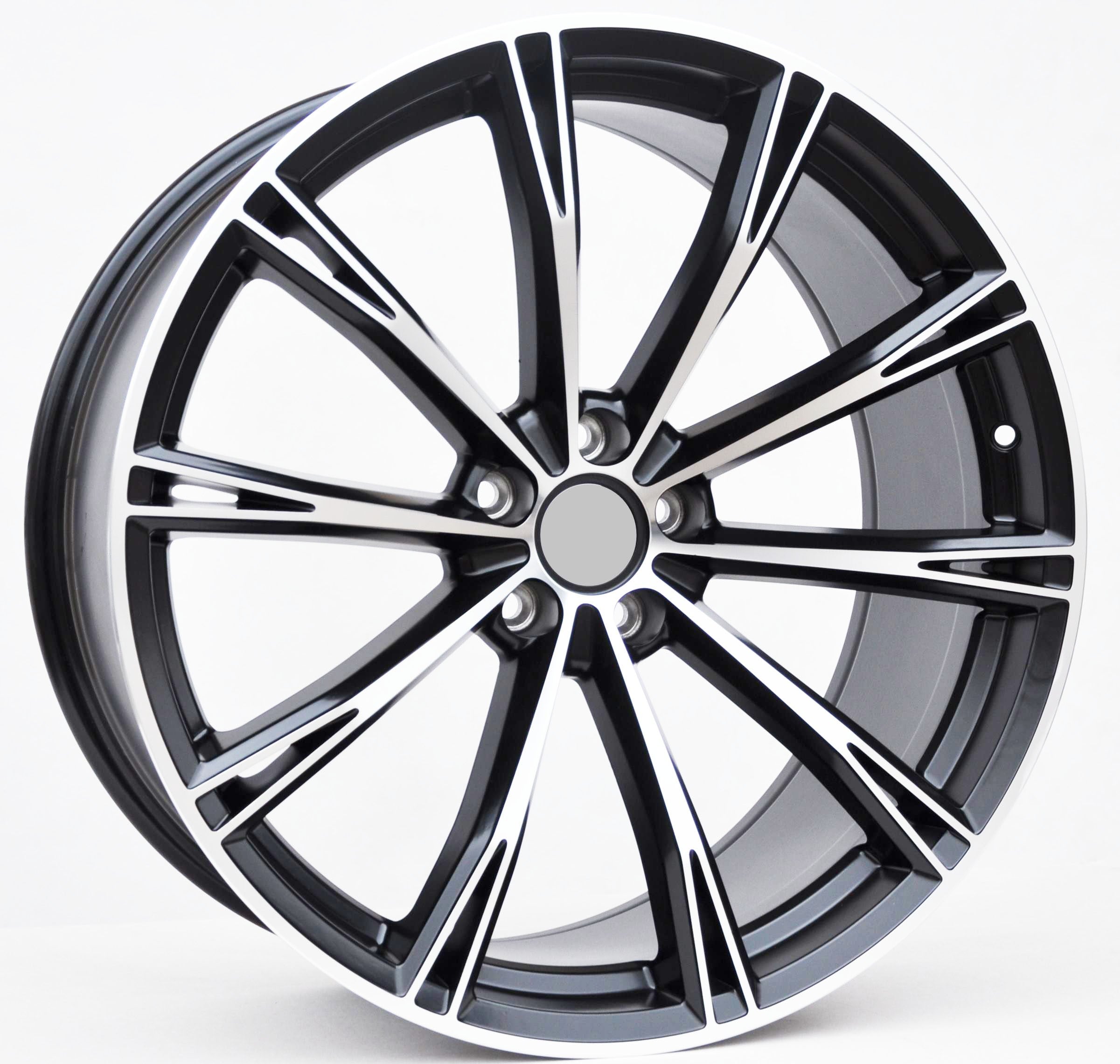 PDW 5060 Alufælge 19" 5x112 ET40 – Poleret/sort (sæt á 4)