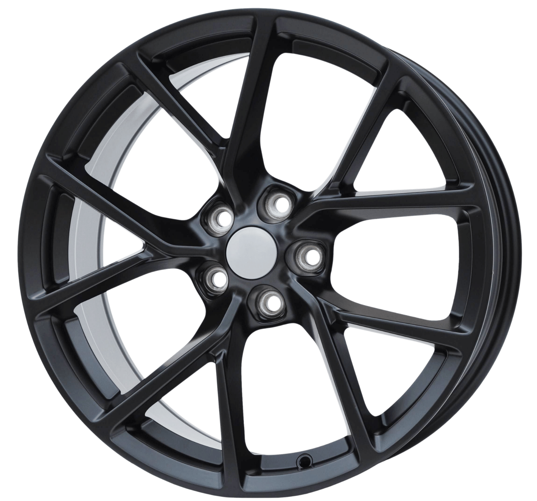 PDW 5602 Alufælge 18" 5x108 ET45 – Poleret/sort (sæt á 4)