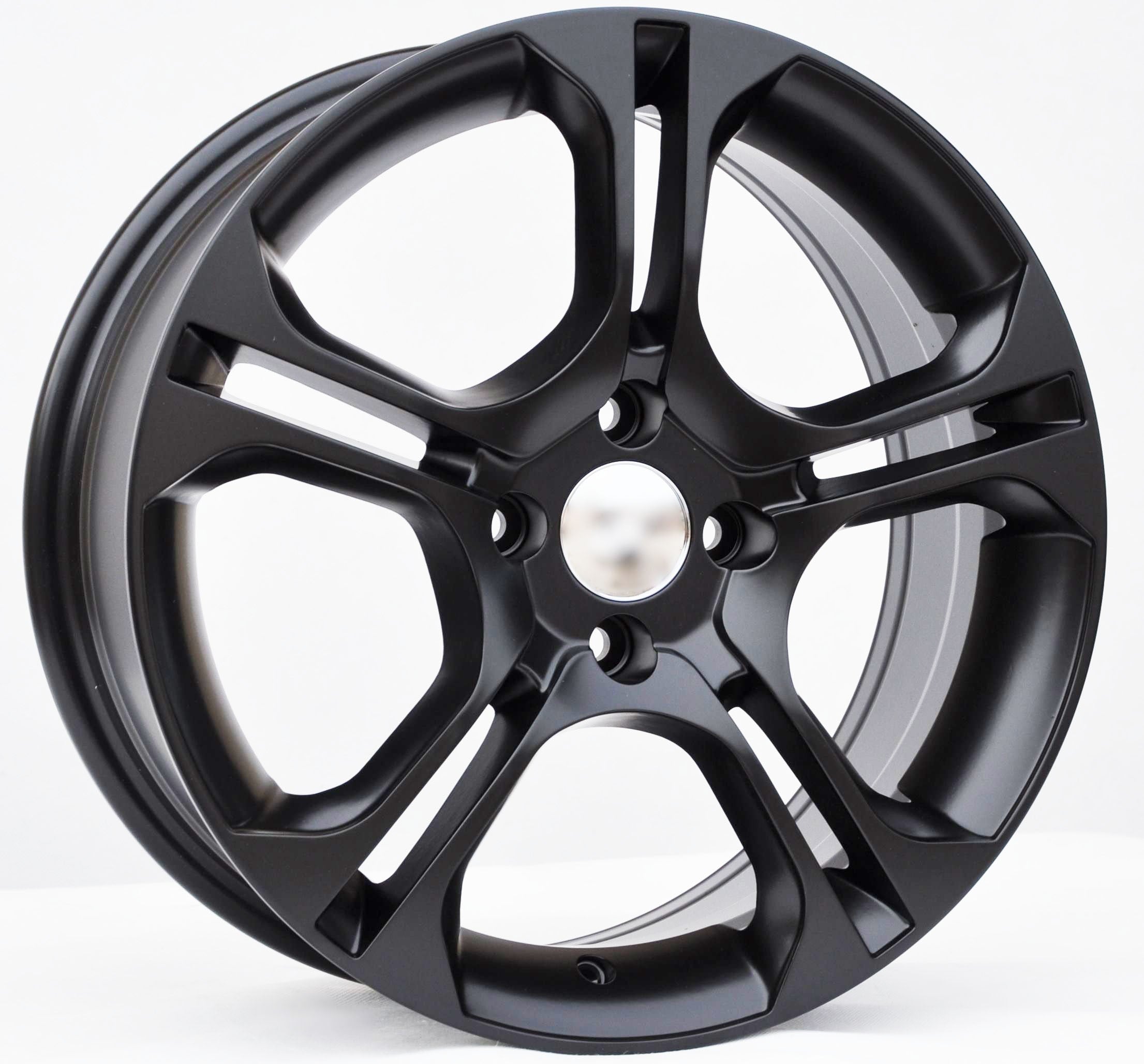 PDW 875 Alufælge 16" 4x100 ET37 – Sort (sæt á 4)